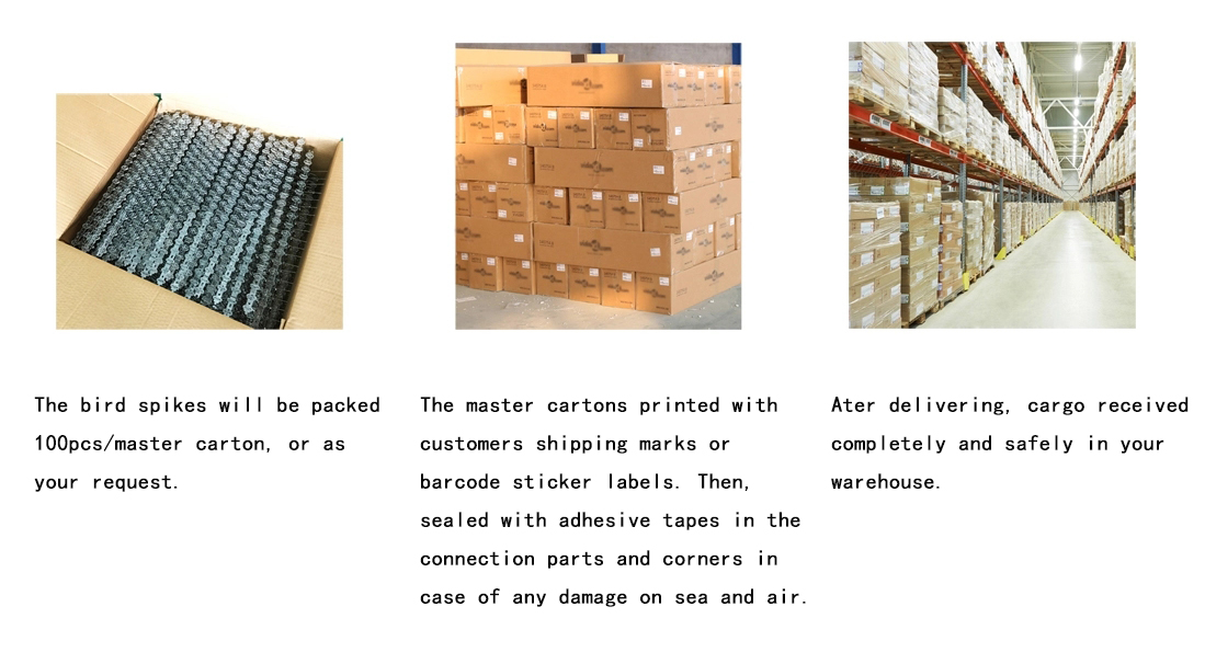 Plastic Bird Deterrent Anti Theft Climb Strips Bird Spikes Garden Outdoor Plastic Anti Bird Spikes Professional Pest Control